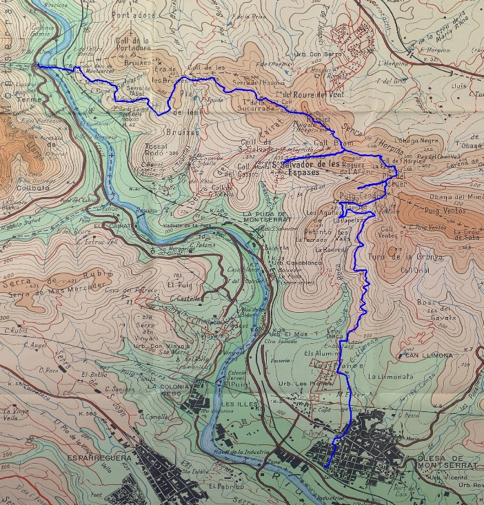 Mapa de la Ruta St. Salvador