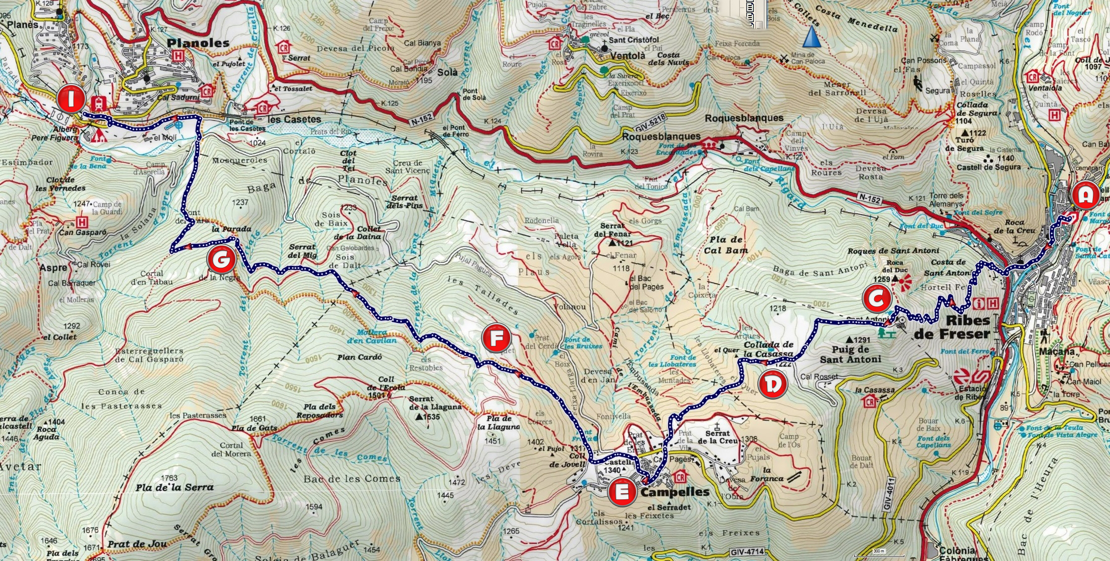 Mapa ruta 75_lletres