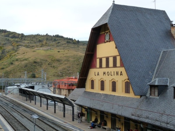 128. Travessant el túnel de Toses entre Toses i La Molina creuant per la&nbsp;Collada