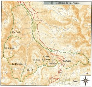 Mapa dels Cortons
