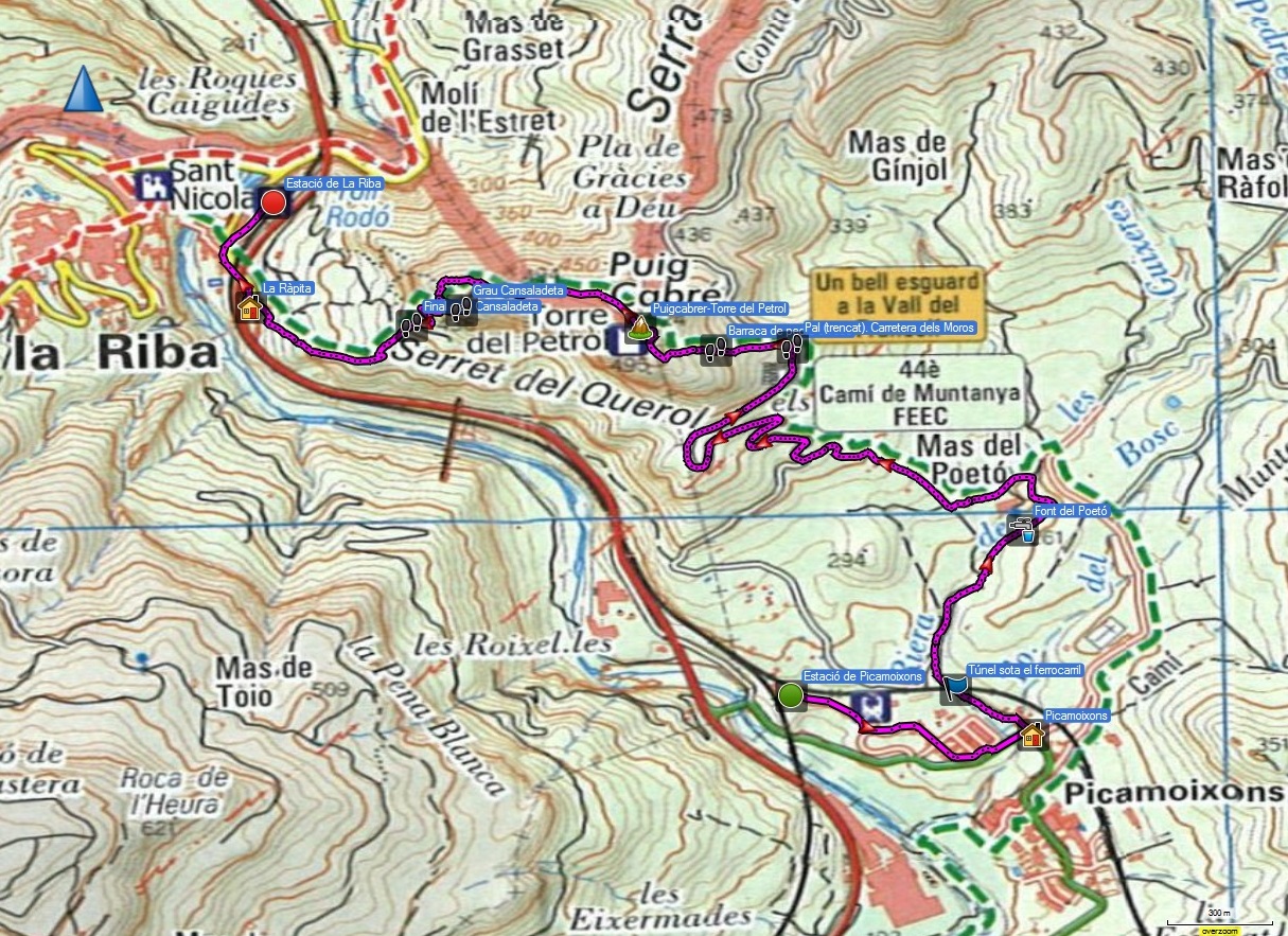 Mapa_Picamoixons_La Riba
