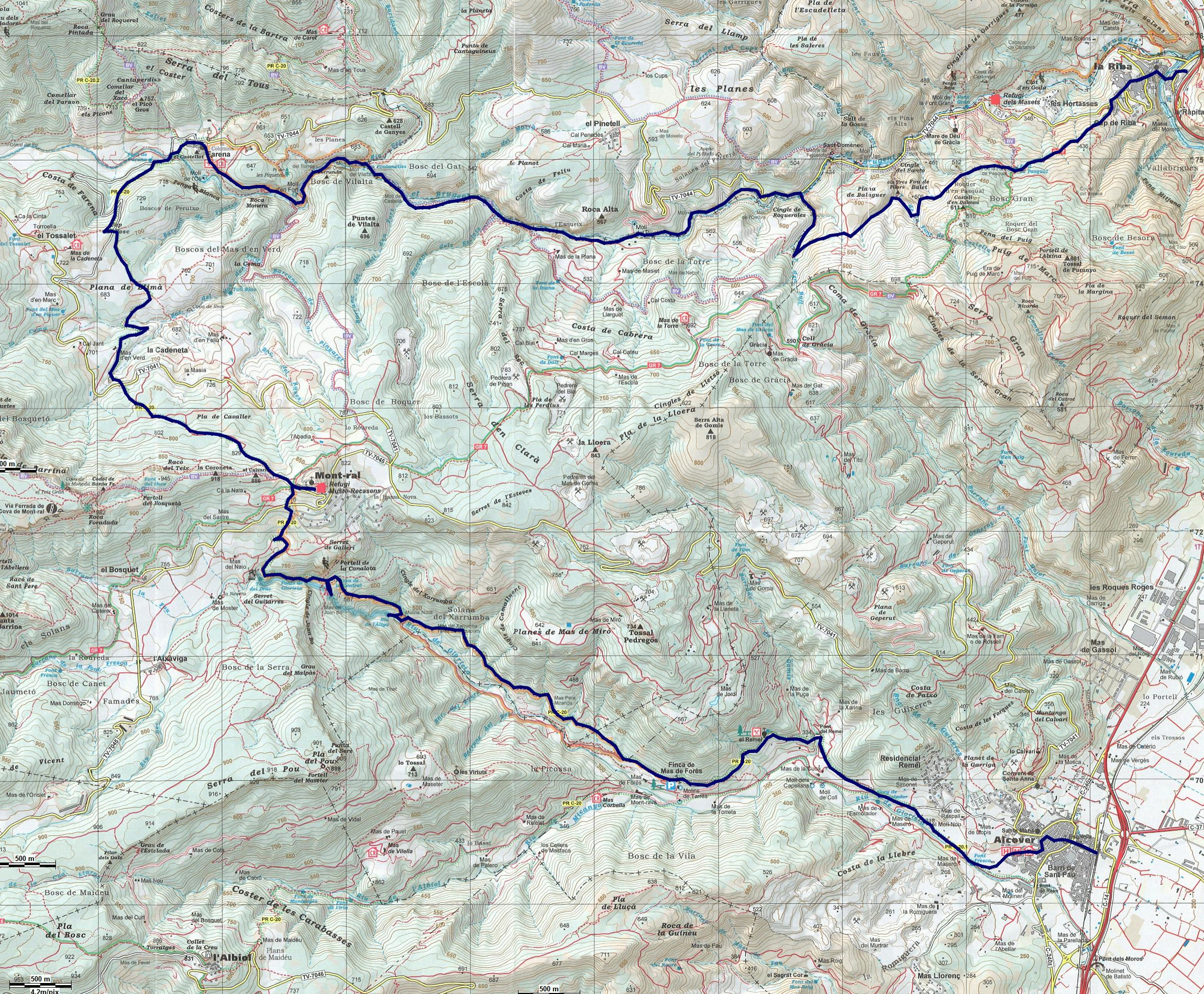 Mapa ruta 141