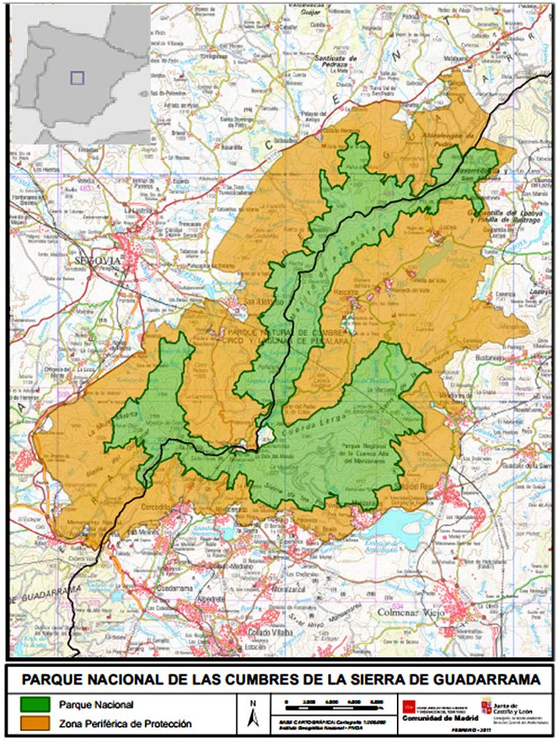 Mapa PN guadarrama