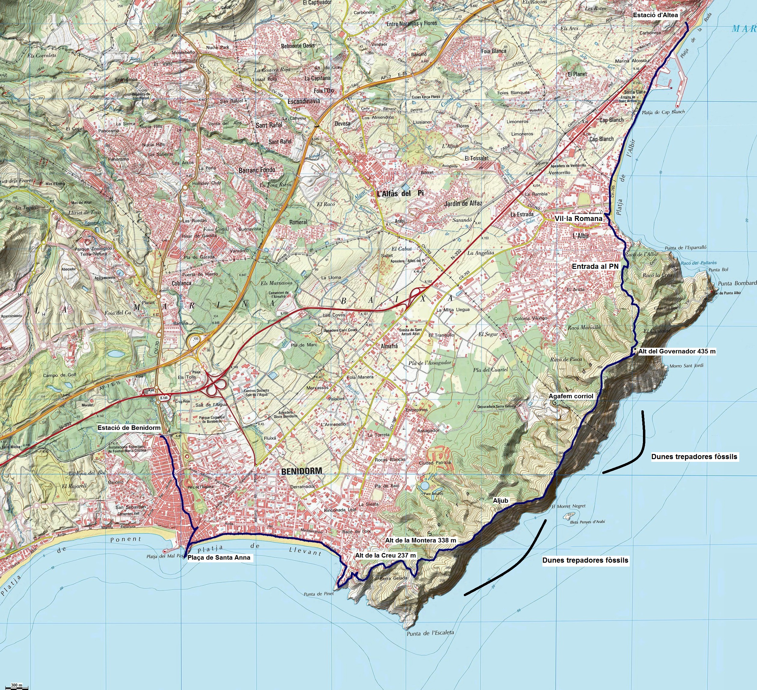 mapa-de-la-ruta-serra-gelada_noms